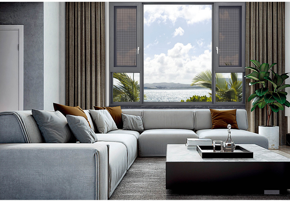 110断桥窗纱一体 内平框标准款